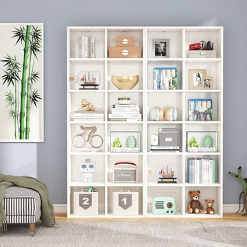 Narrow Cube Bookcase with Flexible Orientation