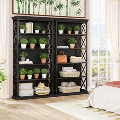 X-Accent Bookshelf for Stylish Storage and Display