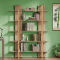 Industrial Chic Tall Bookshelf for Home Office