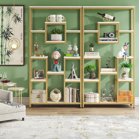 Modern Geometric Cube Bookshelf – Sleek Design for Any Room