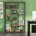 Asymmetrical Industrial Etagere Bookcase