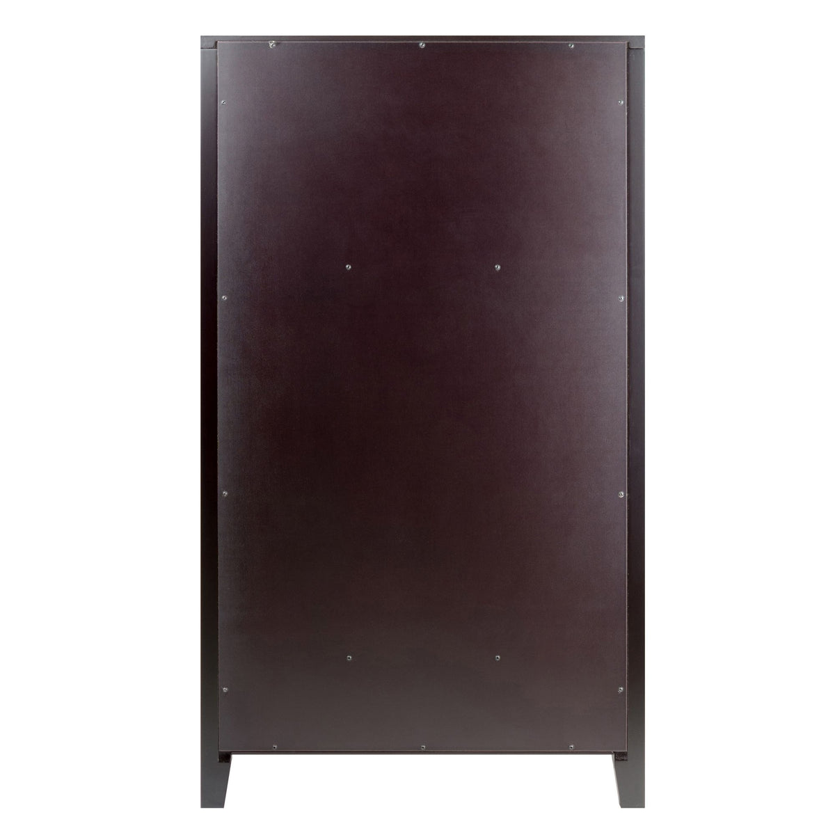 Modular Wine Cabinet with Clear Glass Door and Stemware Rack