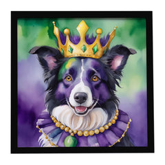 Mardi Gras Framed Metal Print Wall Art –, Ready to Hang, Glass-Free