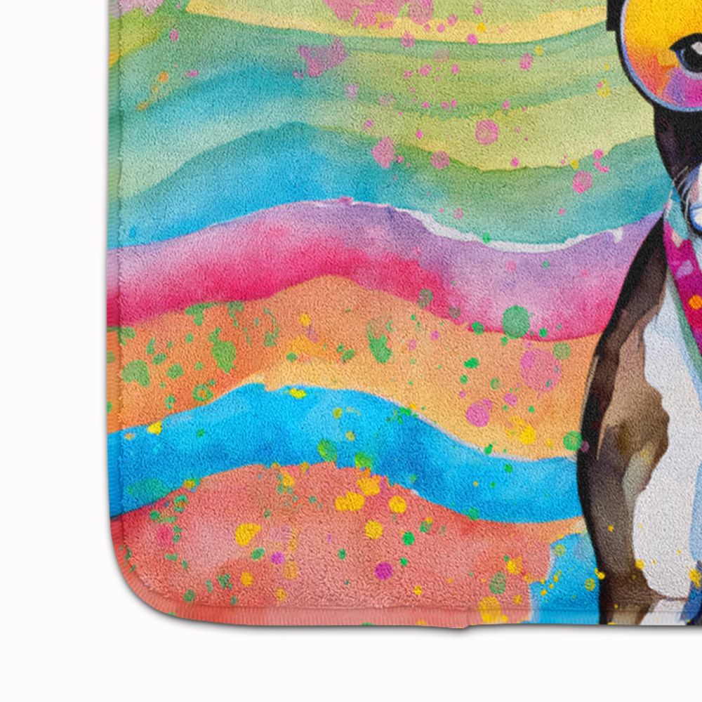 Boston Terrier Hippie Dawg Cushioned Mat
