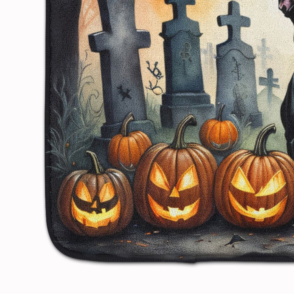 Boston Terrier Halloween Memory Foam Kitchen Mat