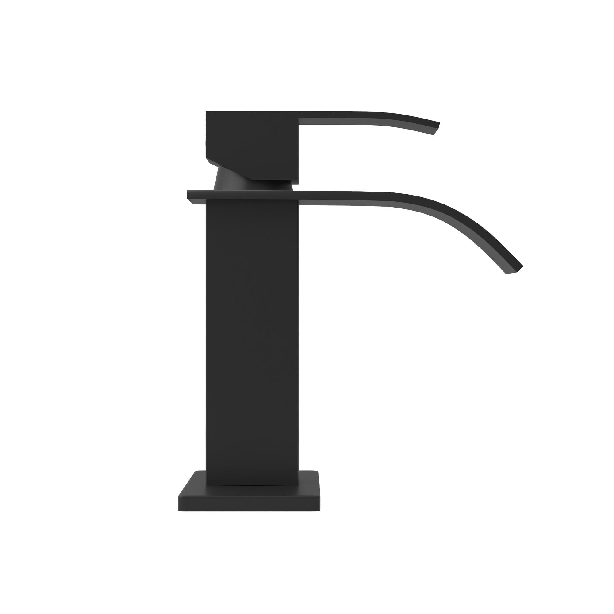 Bothwa Home Harlow Single Handle Bathroom Faucet in Matt Black