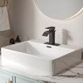 Bothwa Home Harlow Single Handle Bathroom Faucet in Matt Black