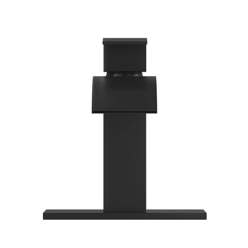 Bothwa Home Harlow Single Handle Bathroom Faucet in Matt Black