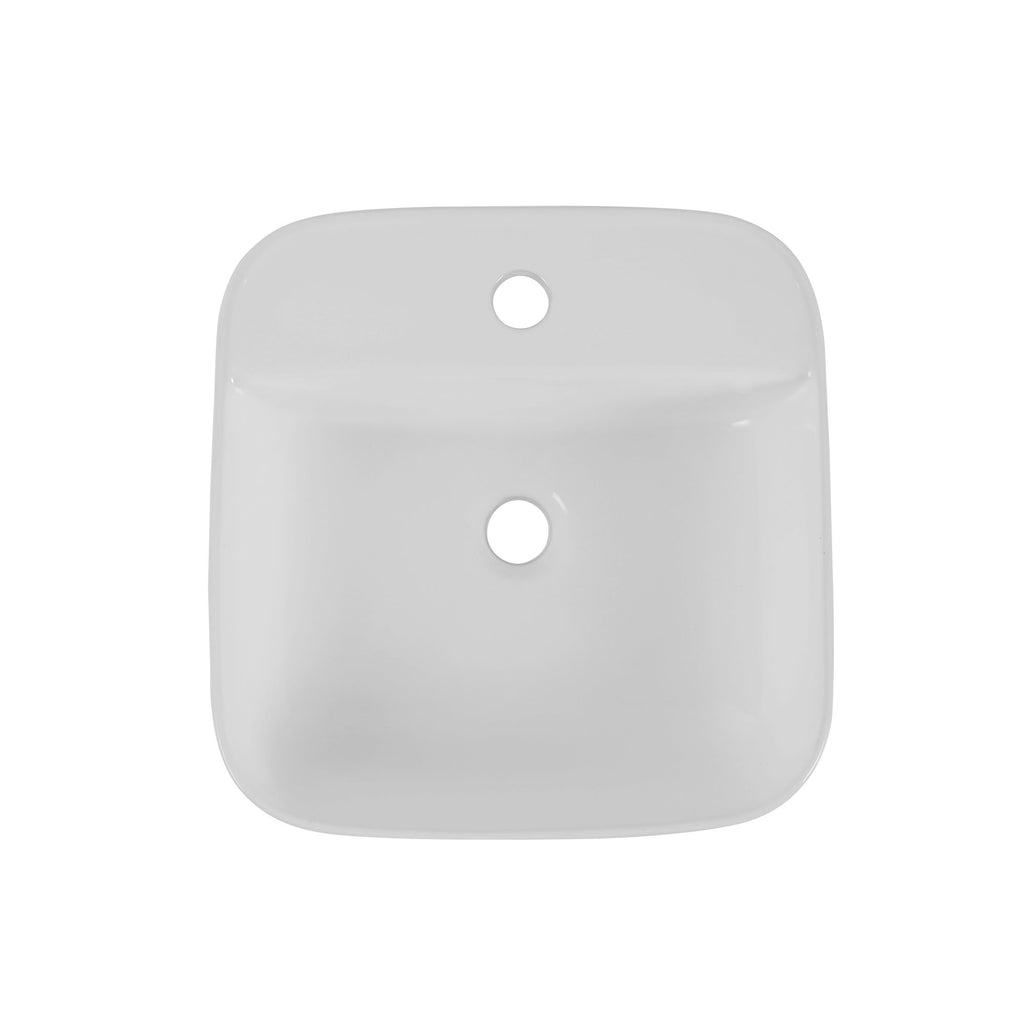 Bothwa Home Square Counter Top Wash Basin – White Finish, CUPC