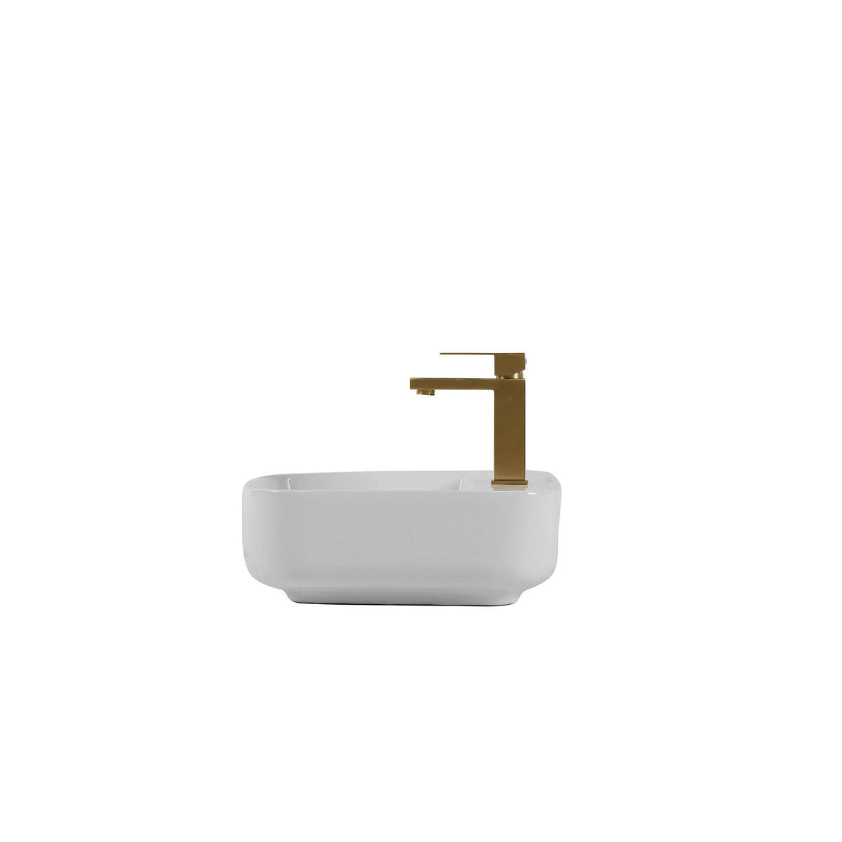 Bothwa Home Square Counter Top Wash Basin – White Finish, CUPC