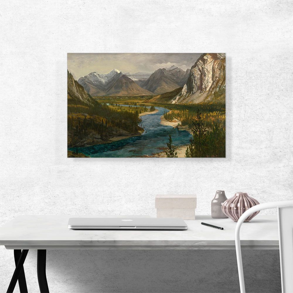 Bow River Falls Canadian Rockies 1889