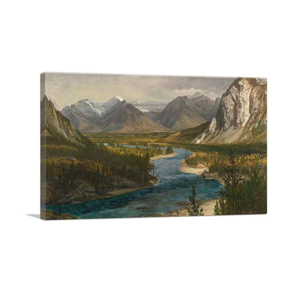 Bow River Falls Canadian Rockies 1889