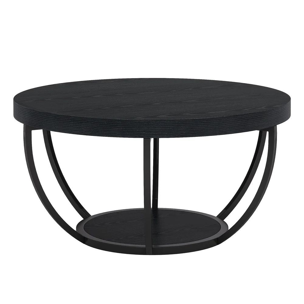 Modern Round Two-Tier Coffee Table