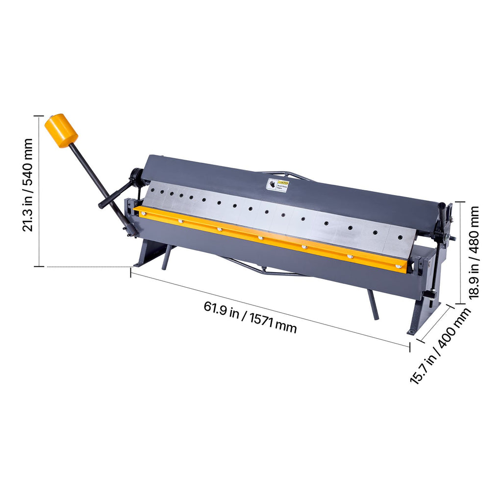Box and Pan Brake with Modular Segment Fingers