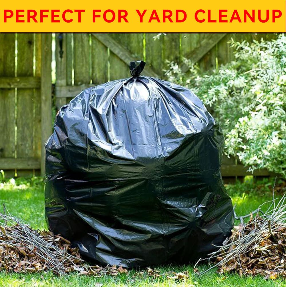 70 Count Puncture Resistant Trash Bags – 39 Gallon, Scent-Free, Leak-Proof