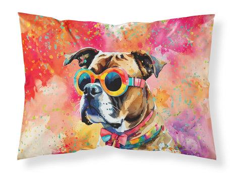 Boxer Hippie Dawg Decorative Standard Pillowcase