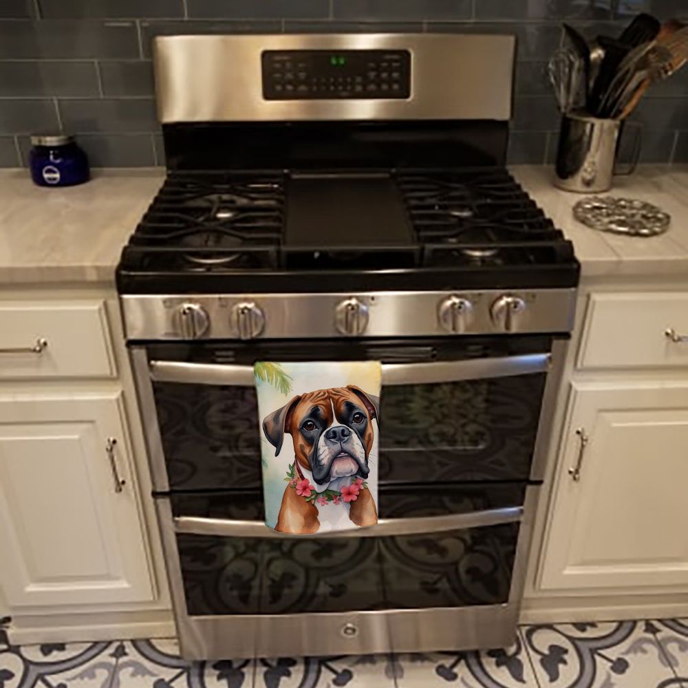 Boxer Luau Decorative Kitchen Towel