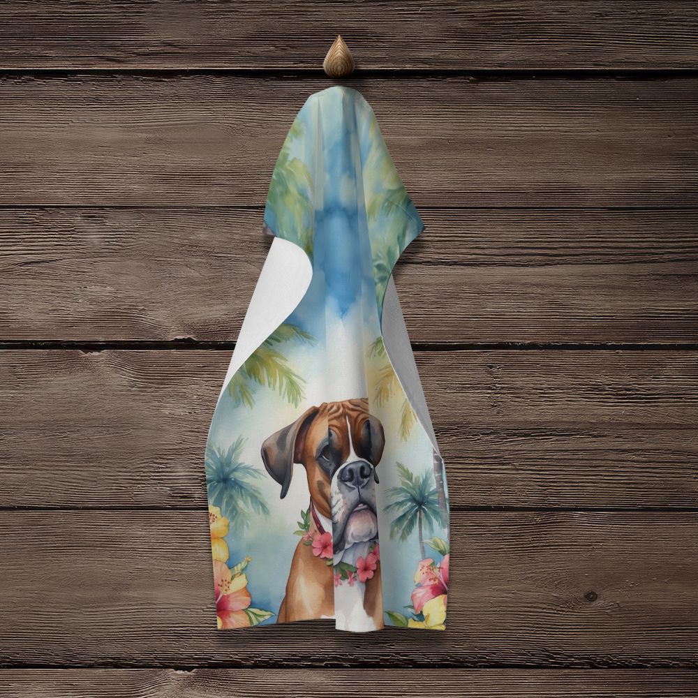 Boxer Luau Decorative Kitchen Towel