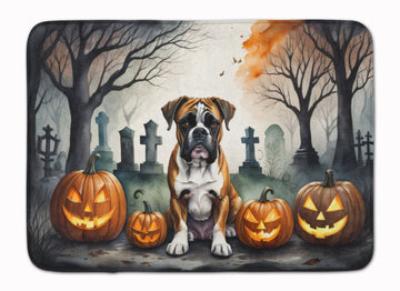 Spooky Boxer Halloween Memory Foam Mat