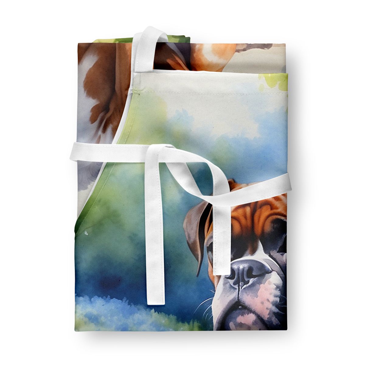 Boxer Spring Path Artwork Bib Apron