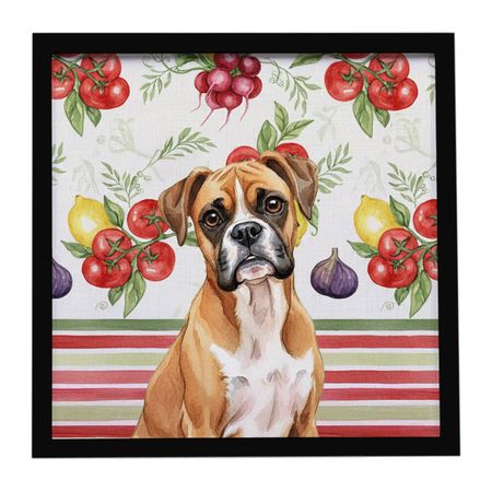 Boxer Vegetables Framed Wall Art