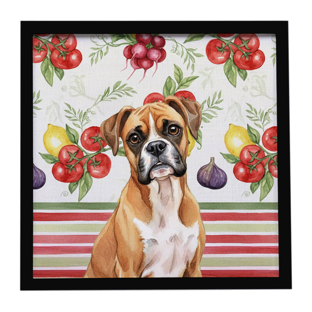 Boxer Vegetables Framed Wall Art