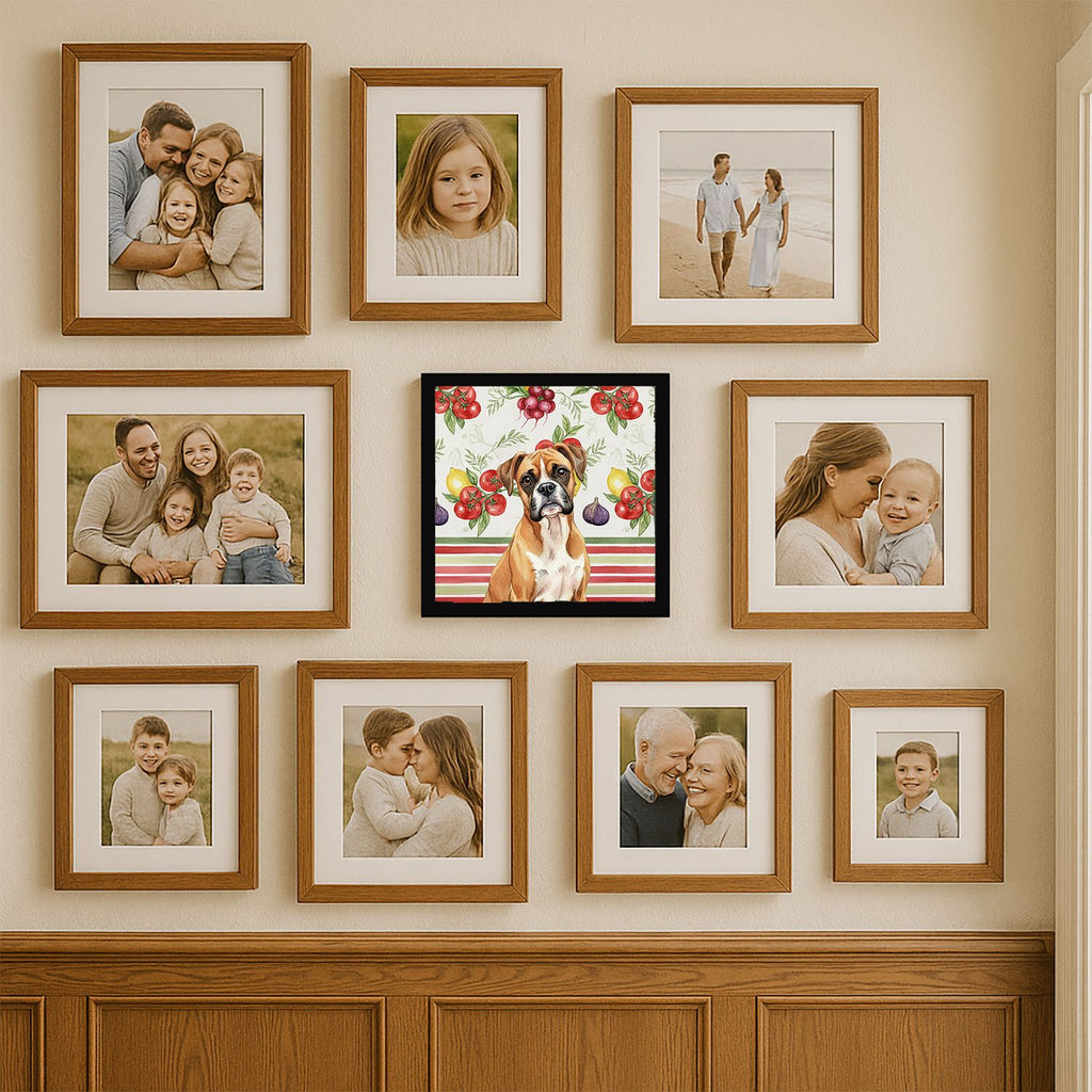 Boxer Vegetables Framed Wall Art
