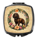 Boykin Spaniel and Flowers Pocket Mirror