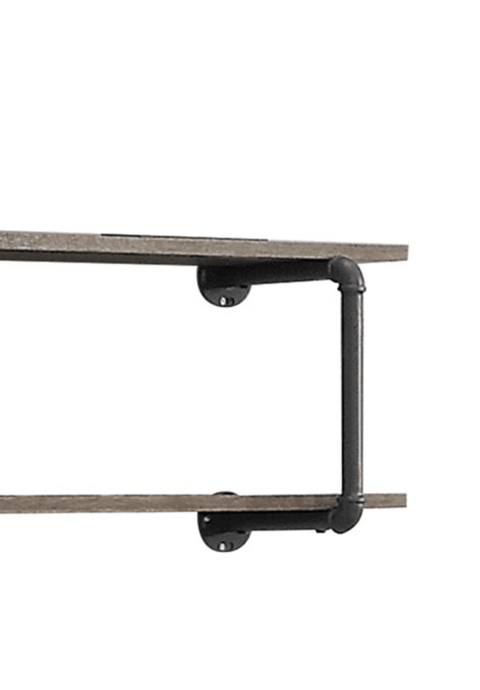 Brantley Two-Tier Industrial Wall Rack