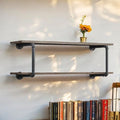 Brantley Two-Tier Industrial Wall Rack