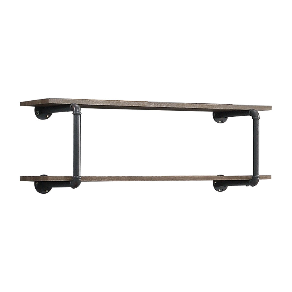 Brantley Two-Tier Industrial Wall Rack