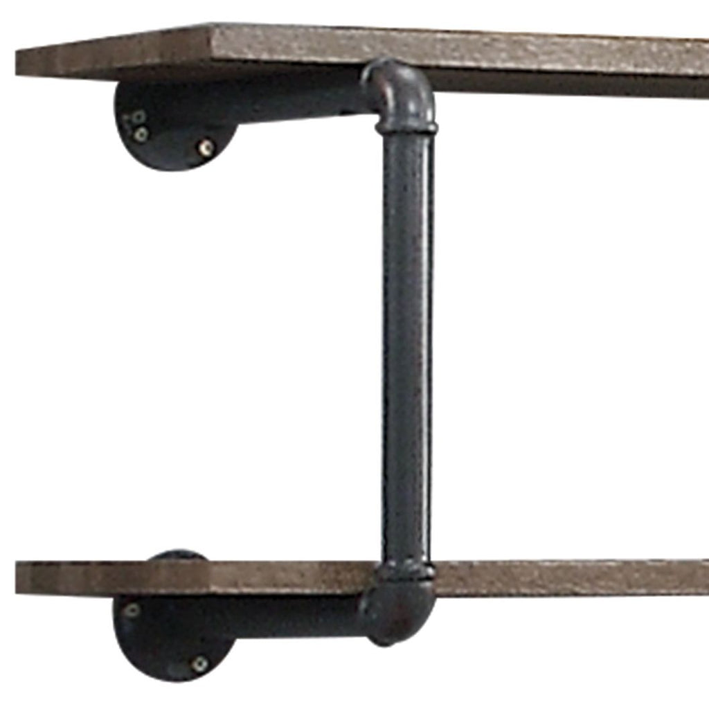 Brantley Two-Tier Industrial Wall Rack