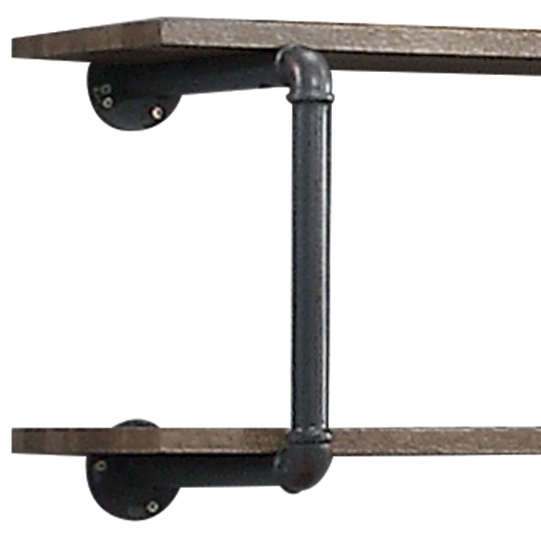 Brantley Two-Tier Industrial Wall Rack