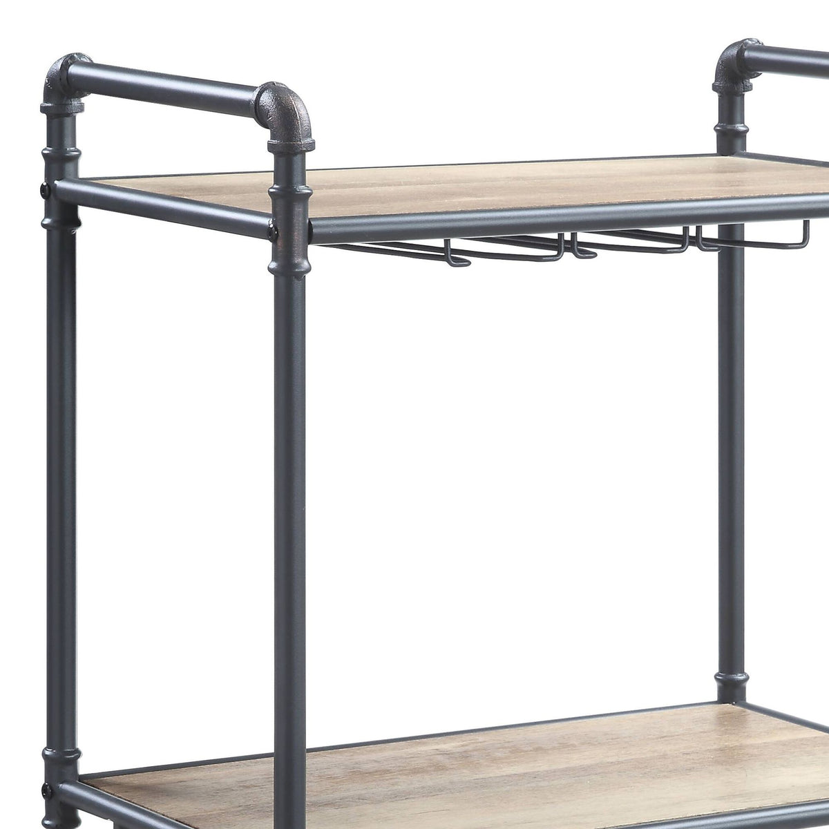 Brantley Industrial Three-Tier Wine Rack