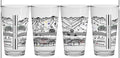 Breckenridge Raised-Print Pint Glass Set