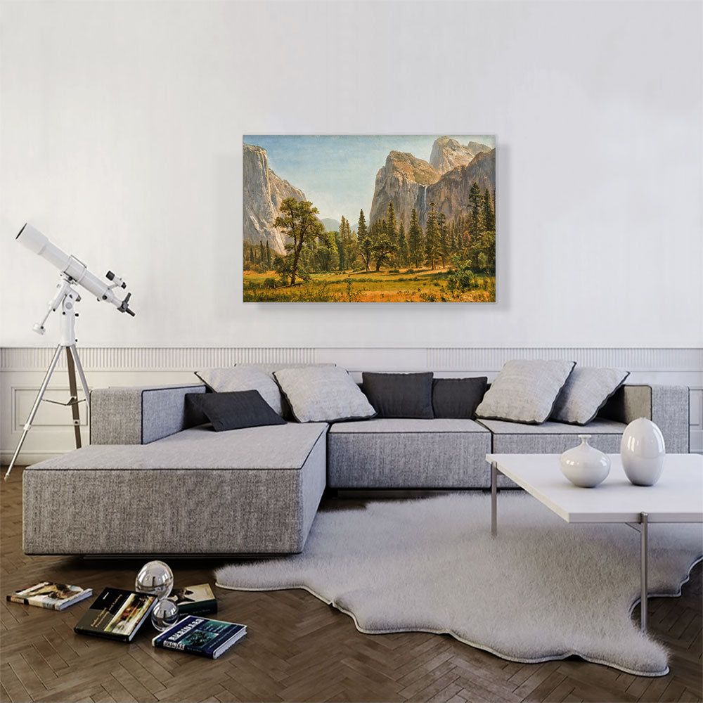 Bridal Veil Falls Yosemite Valley Wall Art
