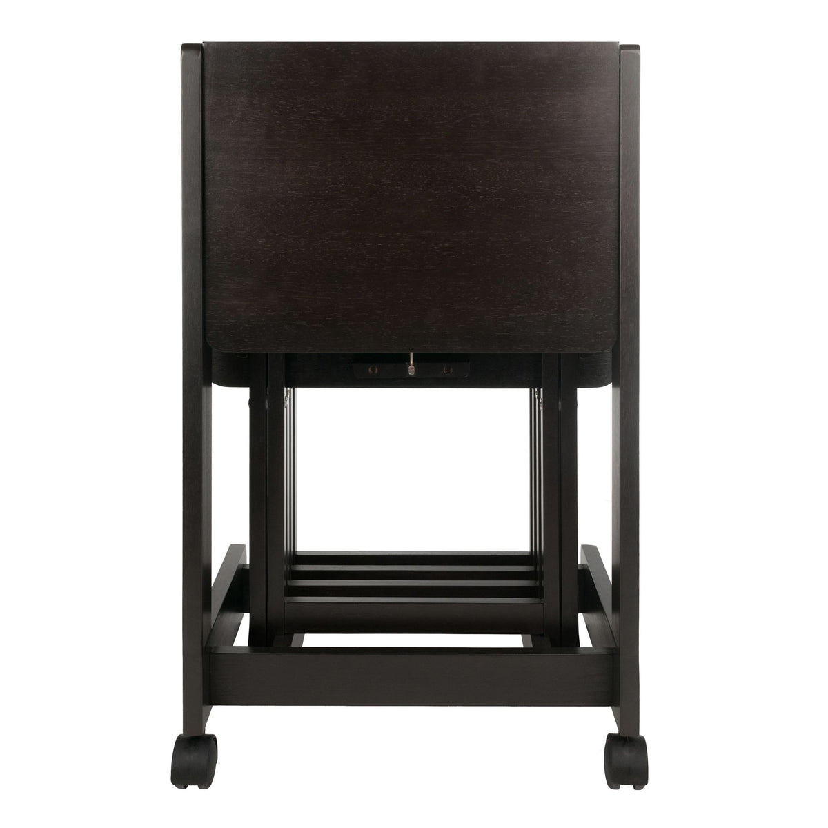 Brienda Folding Snack Tables with Mobile Serving Stand
