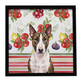 Bull Terrier Vegetables Framed Wall Art