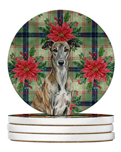 Large Absorbent Coasters Set of 4 with Non-Slip Backing and Artwork