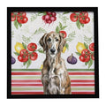 Scottish Deerhound Vegetable Framed Wall Art