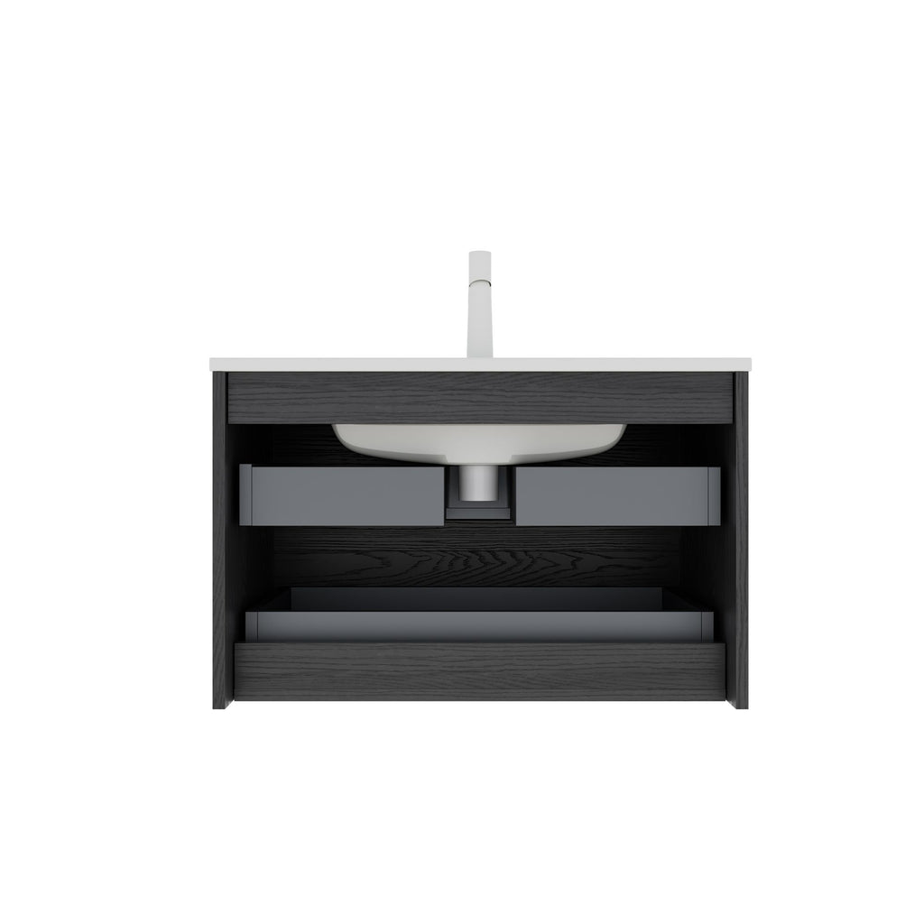 everyday Plywood Bathroom Vanity with Ceramic Basin and Soft Close Drawers