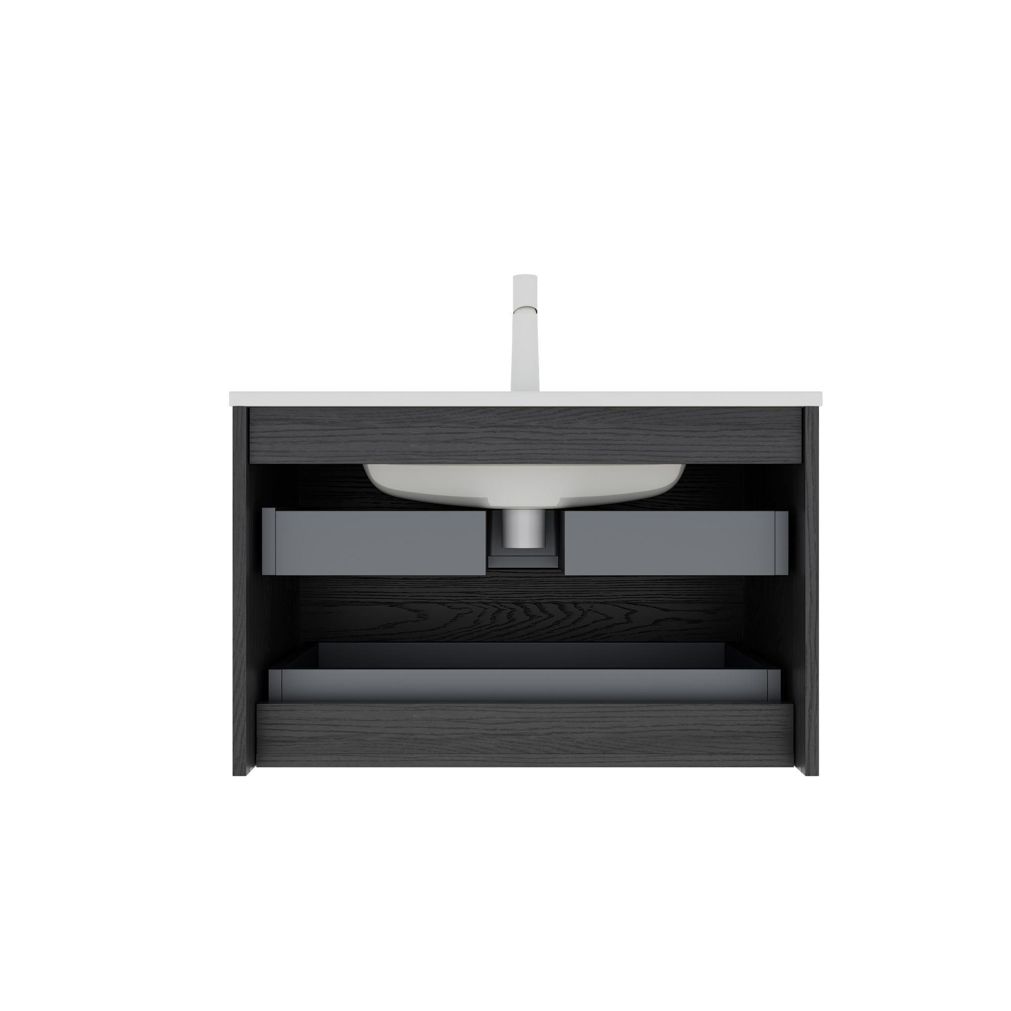 everyday Plywood Bathroom Vanity with Ceramic Basin and Soft Close Drawers
