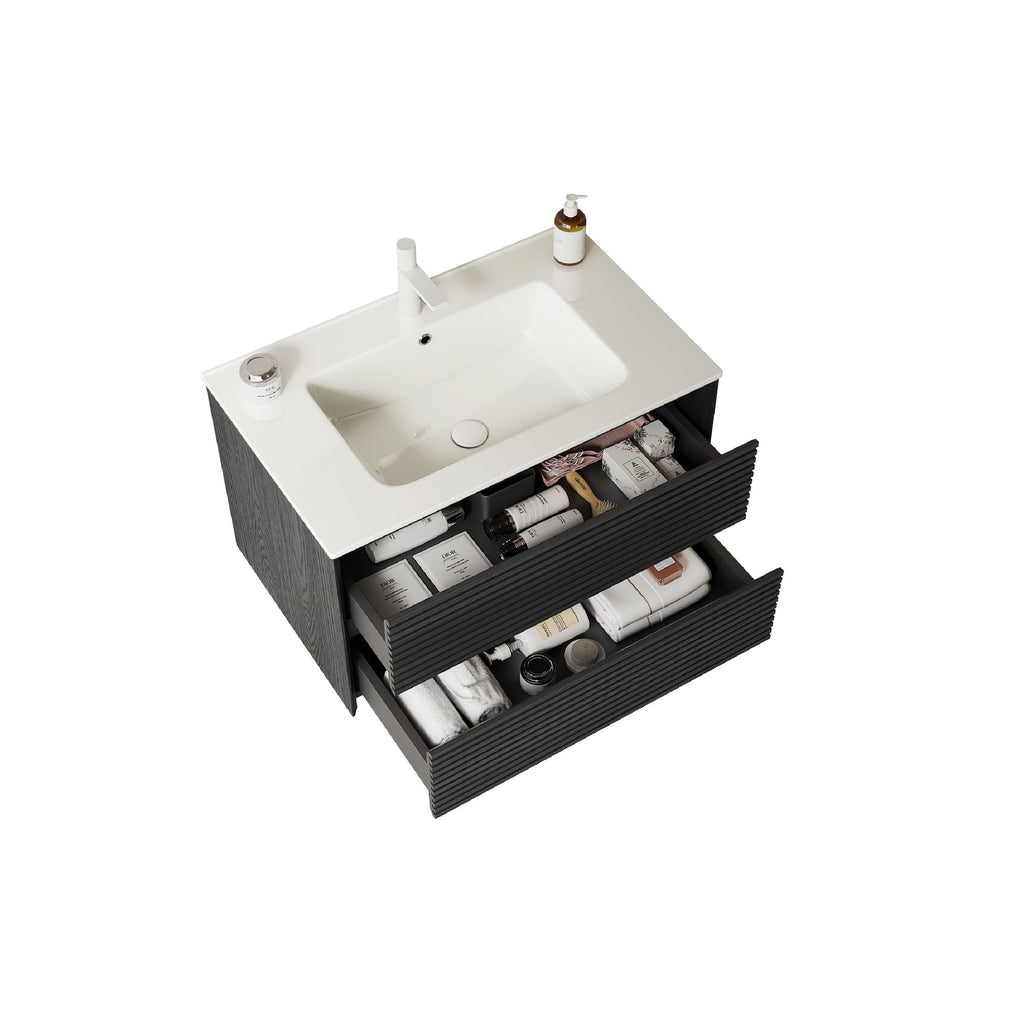 everyday Plywood Bathroom Vanity with Ceramic Basin and Soft Close Drawers