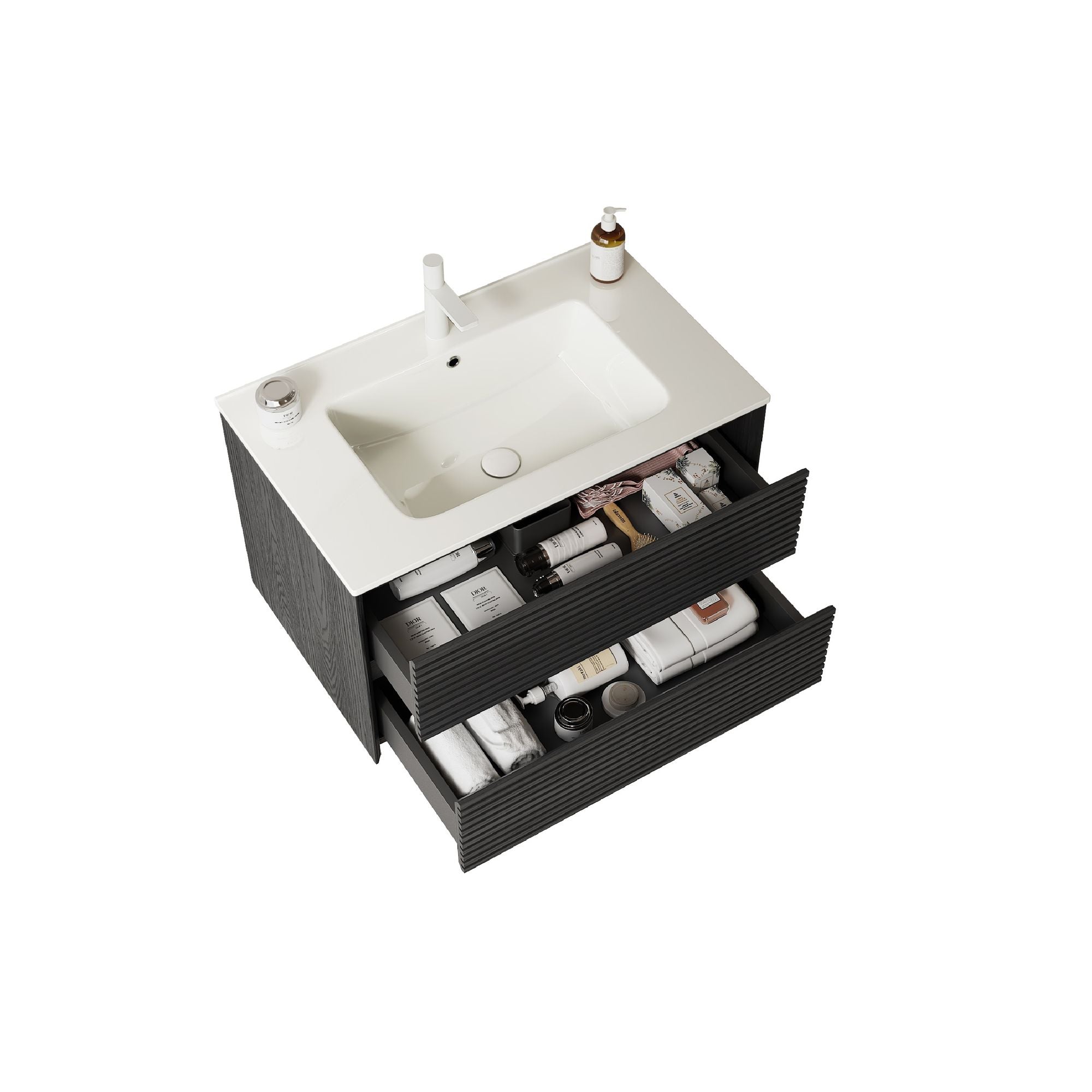 everyday Plywood Bathroom Vanity with Ceramic Basin and Soft Close Drawers