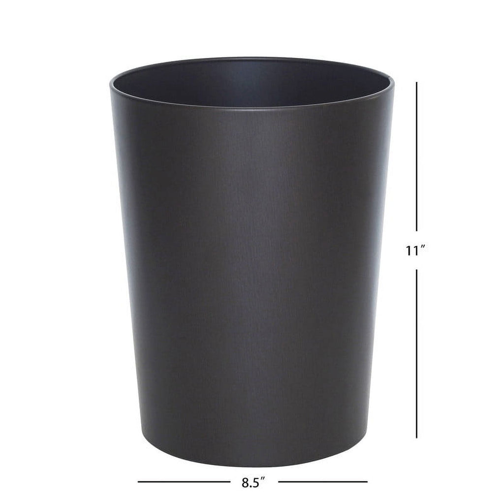 Oil-Rubbed Bronze Open-Top Bathroom Wastebasket