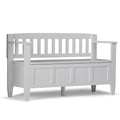 Brooklyn Entryway Storage Bench with Lift-Up Lid and Compartments