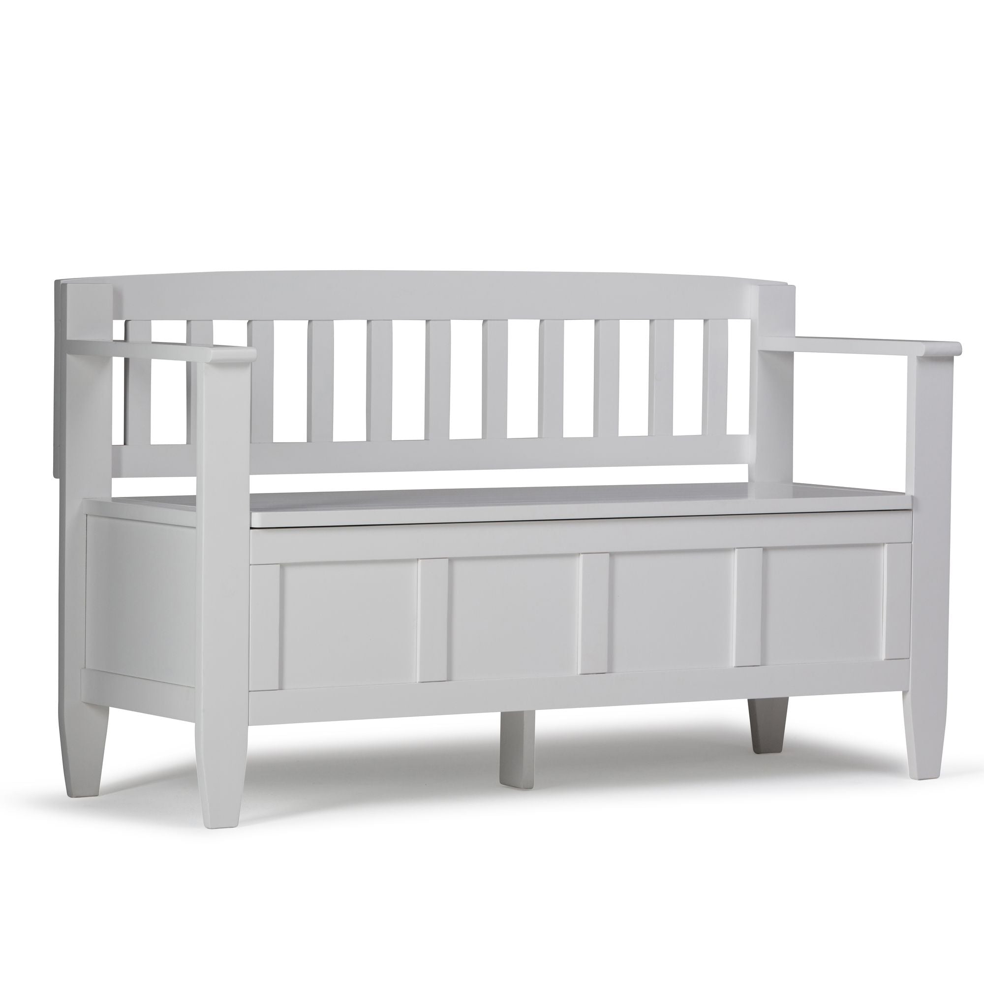 Brooklyn Entryway Storage Bench with Lift-Up Lid and Compartments