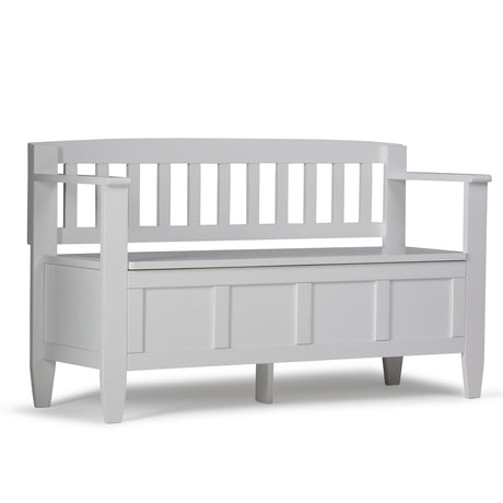 Brooklyn - Entryway Storage Bench - White
