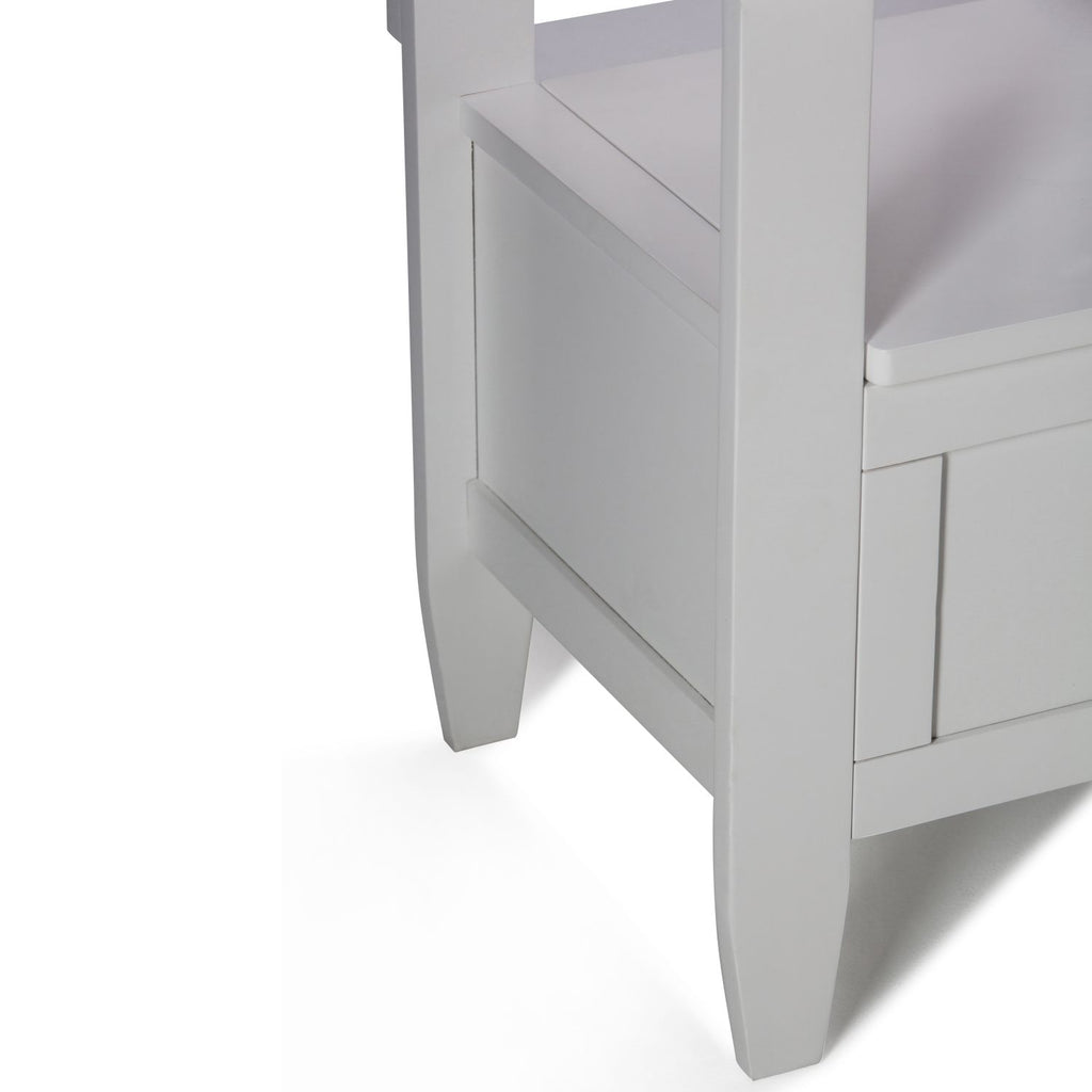 Brooklyn - Entryway Storage Bench - White