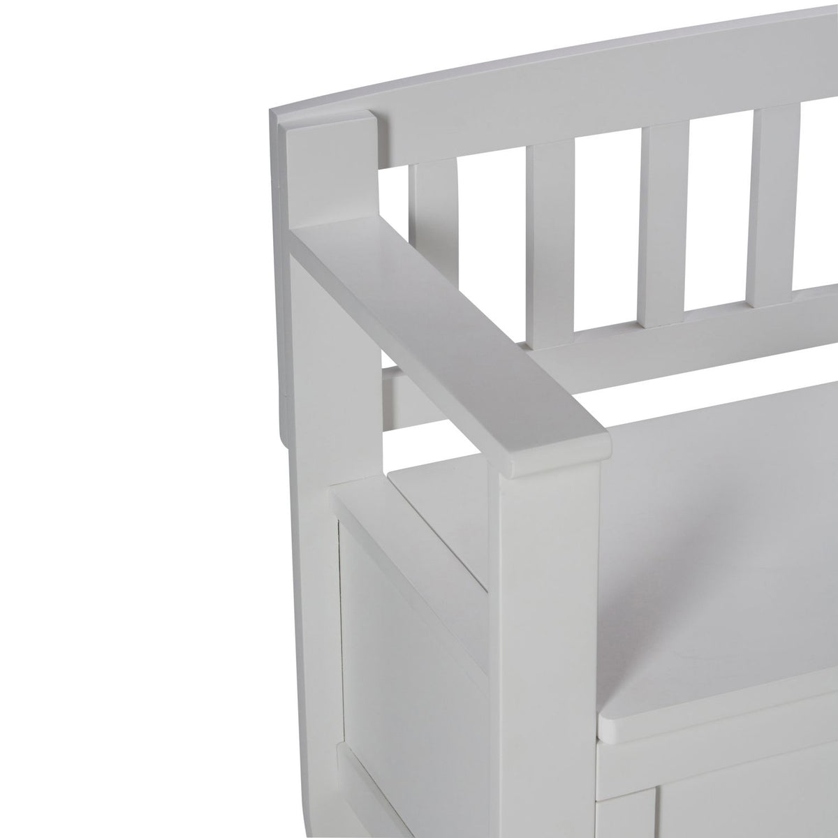 Brooklyn - Entryway Storage Bench - White